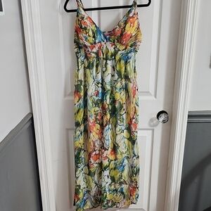 She's Cool Multicolor Floral Maxi Dress